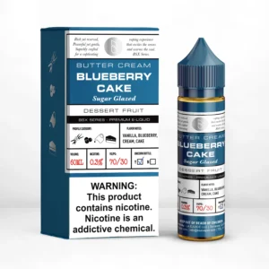 BLUEBERRY CAKE Vape Juice BY GLAS E-LIQUID 60ML 3mg Smoke Heaven Richmond TX