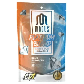 Modus Platnium Blend Gummies 3000mg Sour Assorted