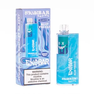Blue Freeze by ExoBar X Sugar Bar Disposable Vape 8000 Puffs Richmond TX