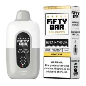Gummy Whip Fifty Bar V2 20K Puffs Disposable Vape Richmond-TX